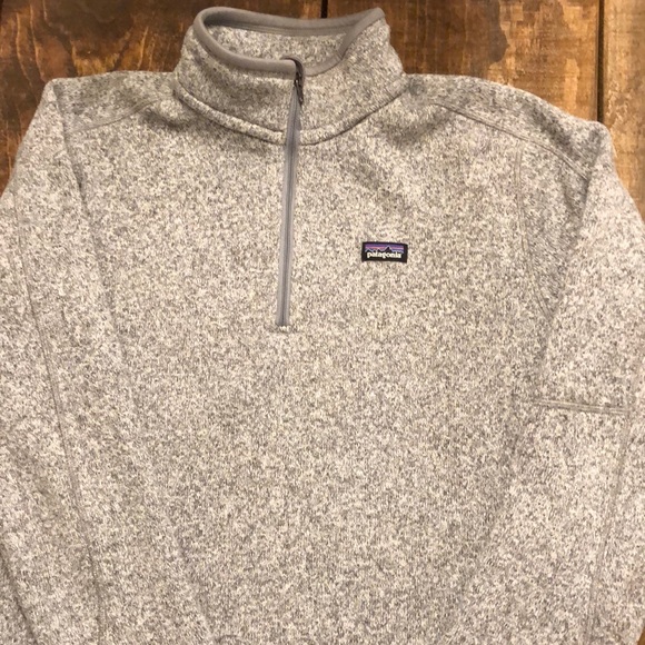 Patagonia Gray V-Neck Sweater - Picture 1 of 6